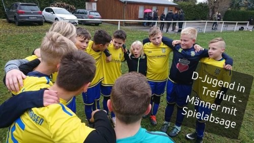 D-Jugend am Sonntag in Treffurt - Spielabsage der Männer!