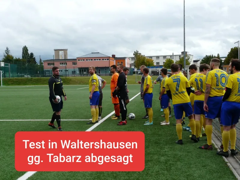 Zum zweiten Mal in Folge: Testspiel gegen Tabarz abgesagt