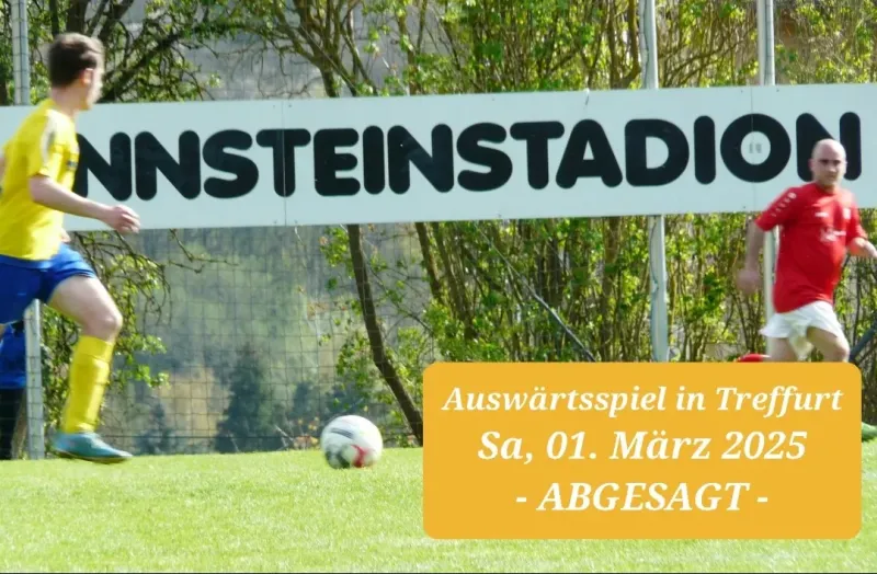 Rasenplätze nicht bespielbar: Spielabsage der Männer und C-Jugend