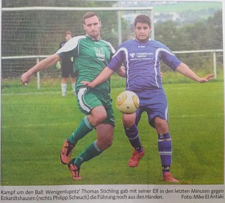 31.08.2014 SG W'lupnitz/Mecht. vs. SV 49 Eckardtshausen